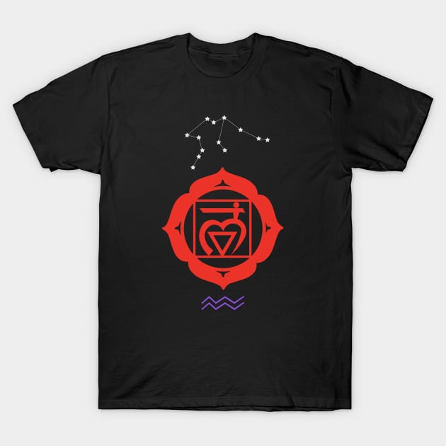 Aquarius T-Shirt by SCSDESIGNS